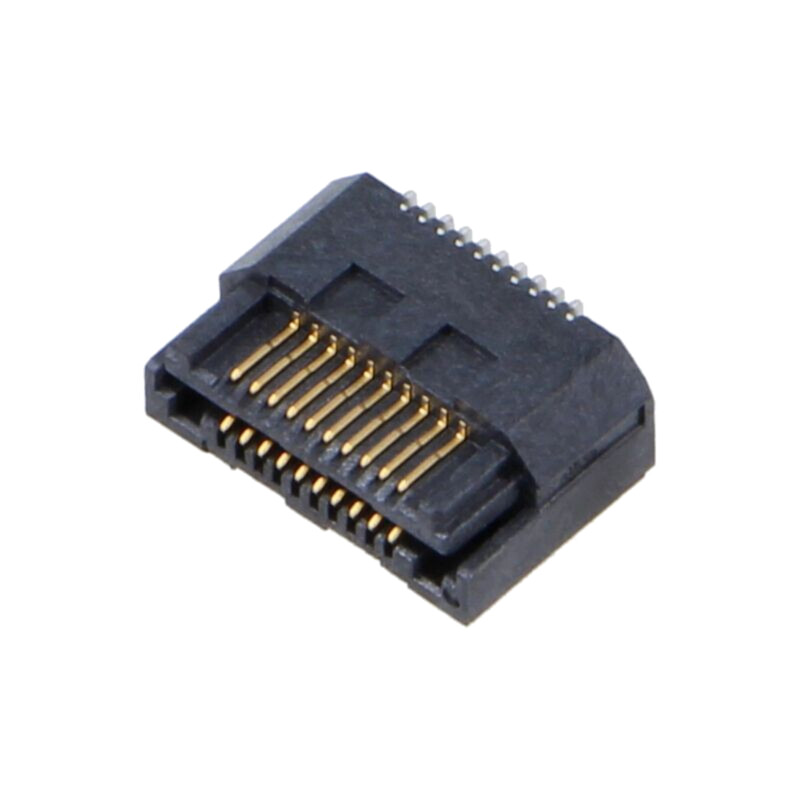 Conector: PCB-PCB; hermafrodit; PIN: 20; 0,5mm; LSS; gold flash; SMT