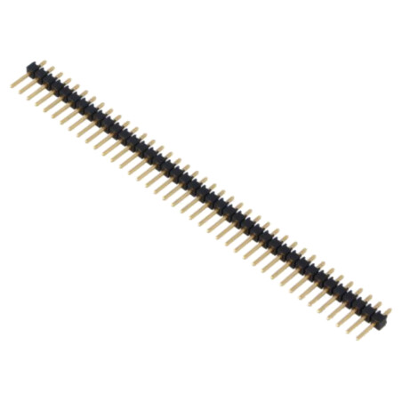 Conector: şiruri pini; şir pini; tată; PIN: 40; drept; 2,54mm; THT