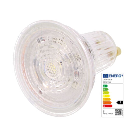 Lampă LED; alb rece; GU10; 230VAC; 350lm; P: 4,8W; 36°; 6500K