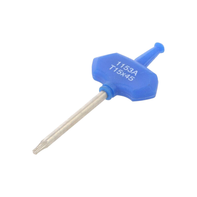 Cheie; Torx®; TX15; Lung.tot: 84mm; Lung.element lucru: 45mm