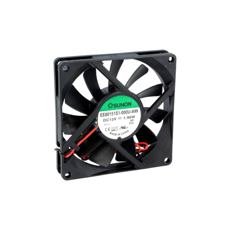 Ventilator: DC; axial; 12VDC; 80x80x15mm; 62,86m3/h; 34,7dBA; 24AWG