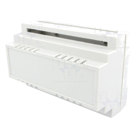 Carcasă: pentru şină DIN; Y: 88mm; X: 138mm; Z: 62mm; polistiren; gri