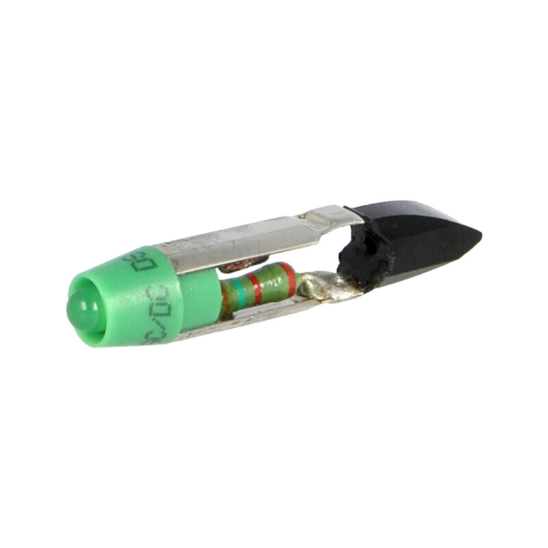 Lampă LED; verde; T5,5; 24VDC; 24VAC