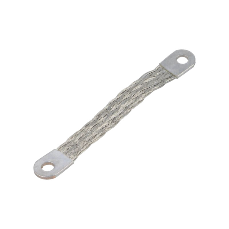Trese; bandă de împământare; 10mm2; Ø1: 6,5mm; Ø2: 6,5mm; L: 0,1m Trese; bandă de împământare; 10mm2; Ø1: 6,5mm; Ø2: 6,5mm; L: 0,1m