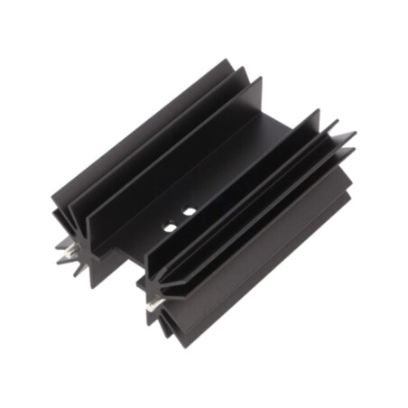 Radiator: extrudat; TO218,TO220,TO247; neagră; L: 25mm; W: 41,6mm