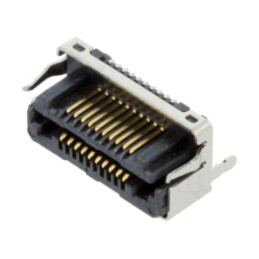 Conector: PCB-PCB; hermafrodit; PIN: 20; 0,5mm; LSHM; aurit; SMT