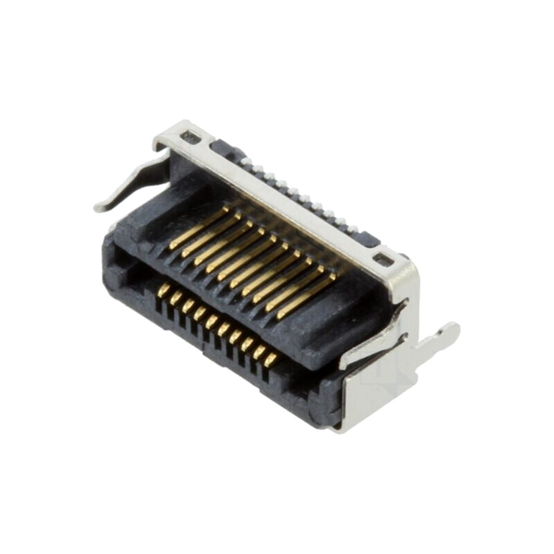 Conector: PCB-PCB; hermafrodit; PIN: 20; 0,5mm; LSHM; aurit; SMT