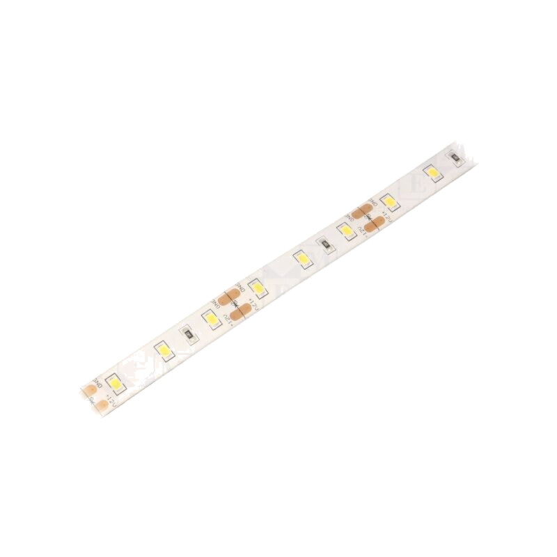 Bandă LED; alb neutru; 2835; LED/m: 60; 10mm; PCB albe; IP65; 12W/m