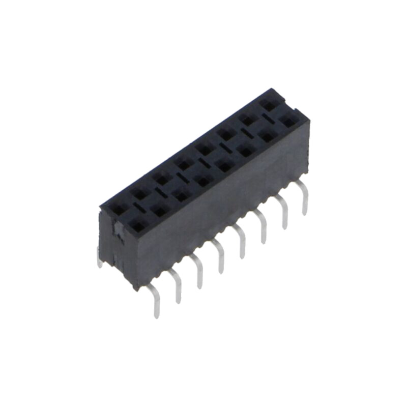 Conector: şiruri pini; soclu; tată; PIN: 16; de trecere; drept; THT