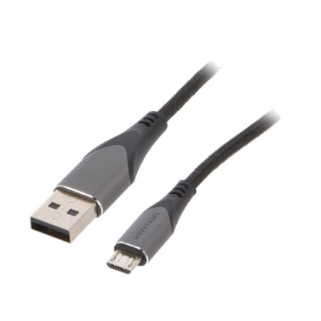 Cablu; USB 2.0; USB A mufă,USB B micro mufă; nichelat; 1,5m