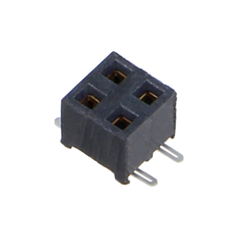 Conector: şiruri pini; mamă; PIN: 4; 2mm; aurit; SMT; soclu; rolă