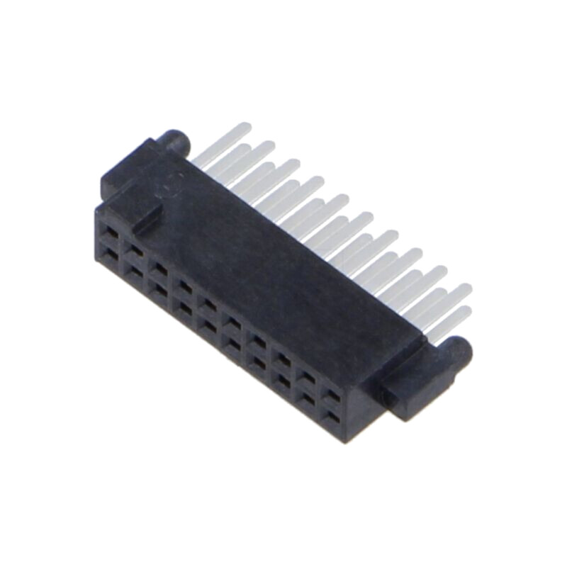Conector: PCB-PCB; mamă; PIN: 20; 1,27mm; SFM; aurit; THT; soclu; 3,7A Conector: PCB-PCB; mamă; PIN: 20; 1,27mm; SFM; aurit; THT; soclu; 3,7A