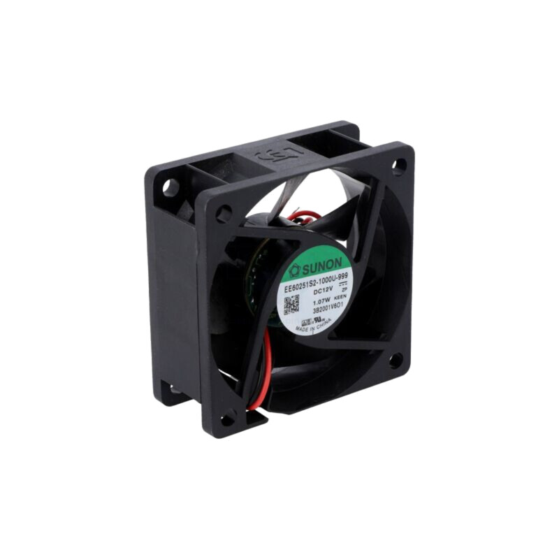 Ventilator: DC; axial; 12VDC; 60x60x25mm; 32,76m3/h; 22dBA; glisare