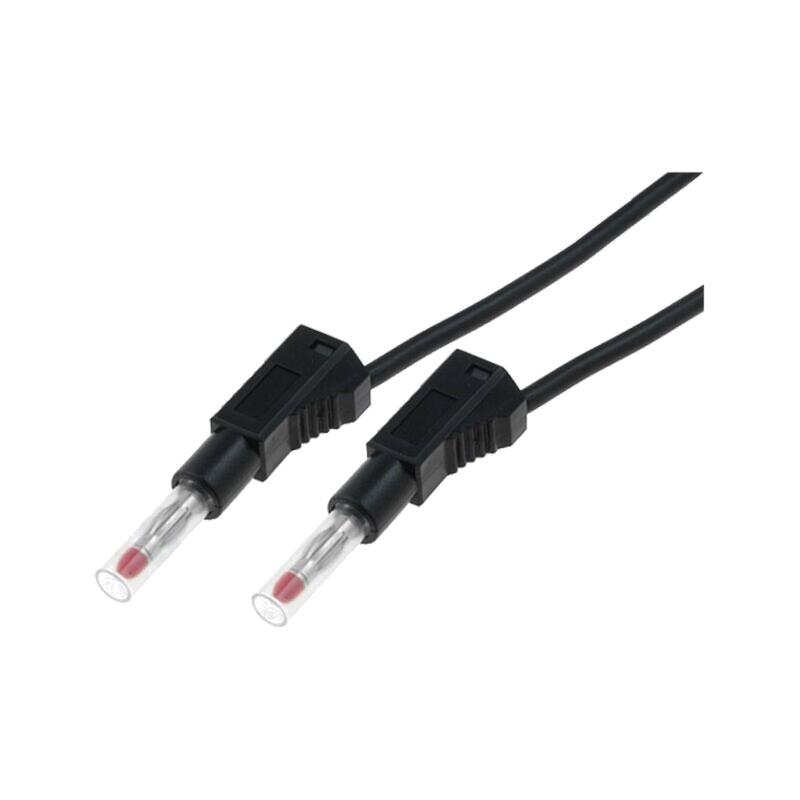 Cablu de măsurare; 19A; mufă banană 4 mm,din ambele părţi