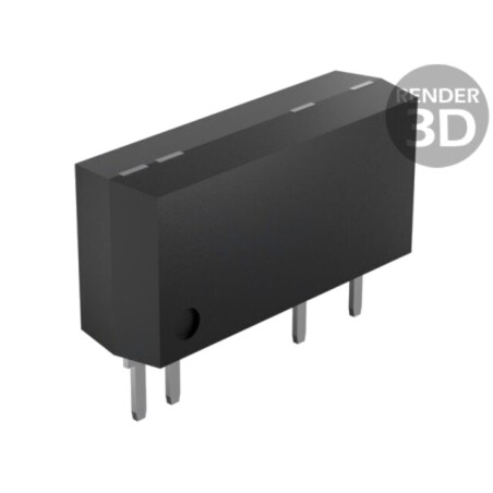 Releu: semiconductor; 4000mA; max.60VDC; THT; SOP4; OptoMOS; 0,09Ω