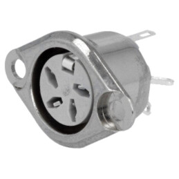 Conector: DIN; soclu; mamă; PIN: 4; Dispunere: 216°; lipire; 34V; 2A