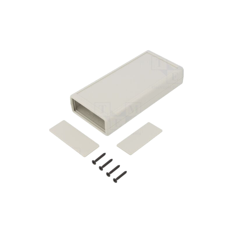 Carcasă: cu panou; X: 66,5mm; Y: 140mm; Z: 28mm; ABS; gri deschis Carcasă: cu panou; X: 66,5mm; Y: 140mm; Z: 28mm; ABS; gri deschis