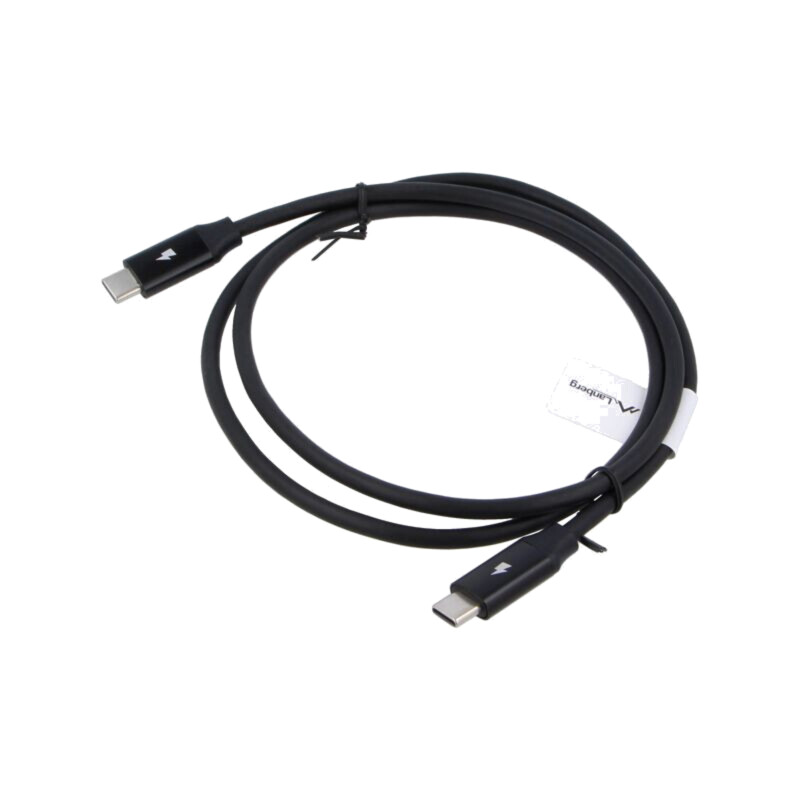 Cablu; USB 2.0; USB C mufă,din ambele părţi; aurit; 1,8m; negru