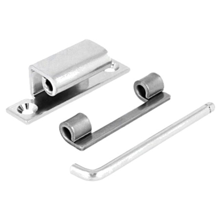 Balama; Lăţ: 20mm; oţel; H: 67mm; Material bolţ: oţel zincat
