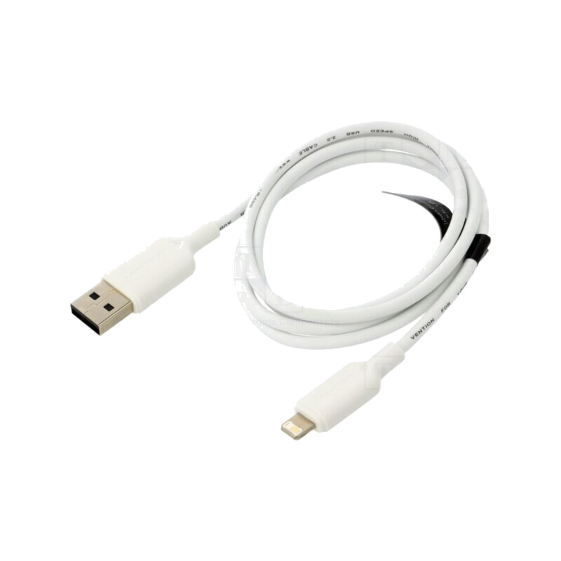 Cablu; USB 2.0; mufă Apple Lightning,USB A mufă; nichelat; 1m