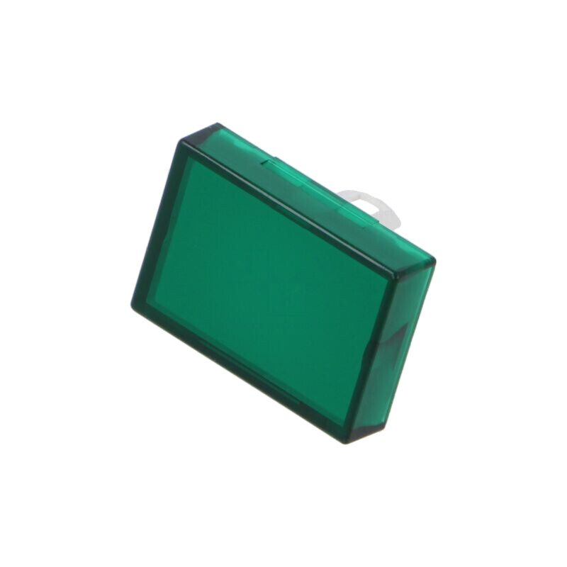 Lentilă pentru buton; 16mm; 51; verde; plastic; 15,3x21,5mm Lentilă pentru buton; 16mm; 51; verde; plastic; 15,3x21,5mm