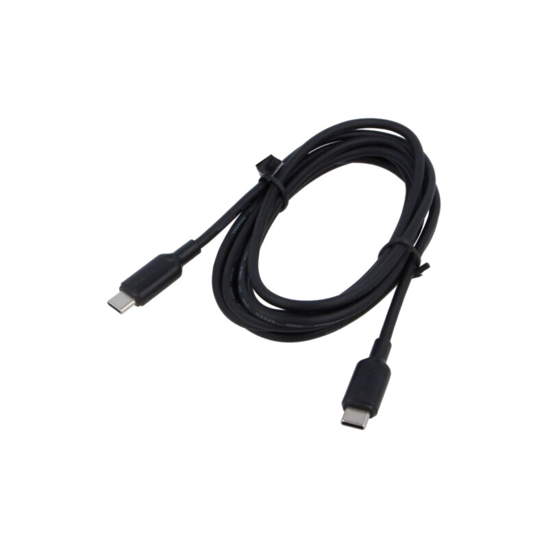 Cablu; USB 2.0; USB C mufă,din ambele părţi; nichelat; 2m; negru