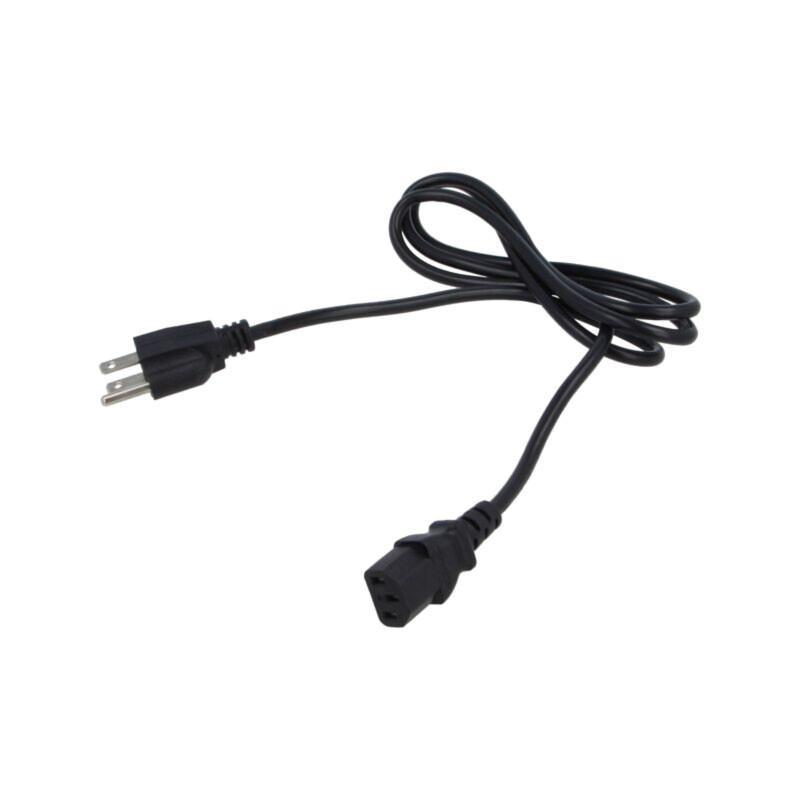 Cablu; 3x18AWG; IEC C13 mamă,NEMA 5-15 (B) mufă; 1,5m; negru; 10A Cablu; 3x18AWG; IEC C13 mamă,NEMA 5-15 (B) mufă; 1,5m; negru; 10A
