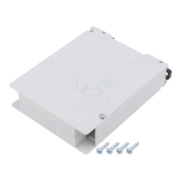 Carcasă: pentru şină DIN; Y: 80mm; X: 17,7mm; Z: 103mm; ABS; gri