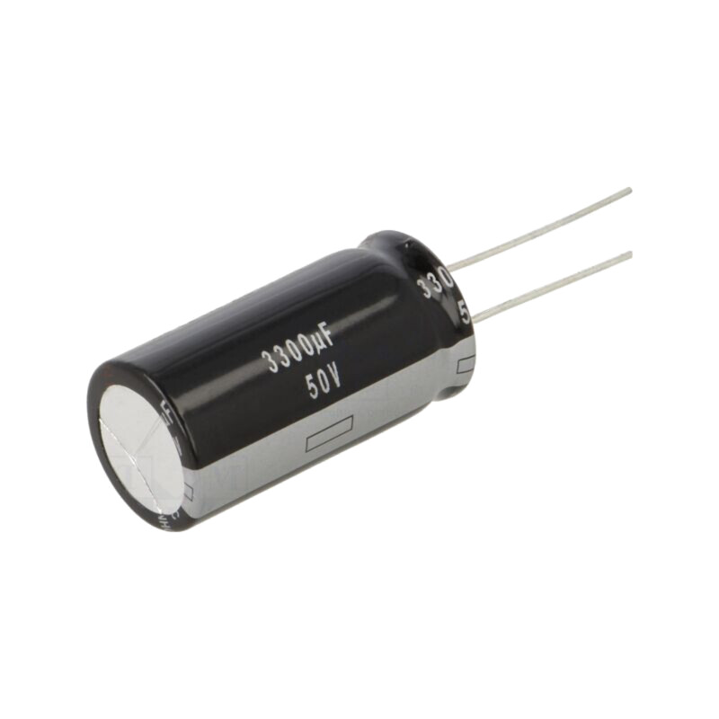 Condensator: electrolitic; THT; 3300uF; 50VDC; Ø18x35,5mm; ±20%