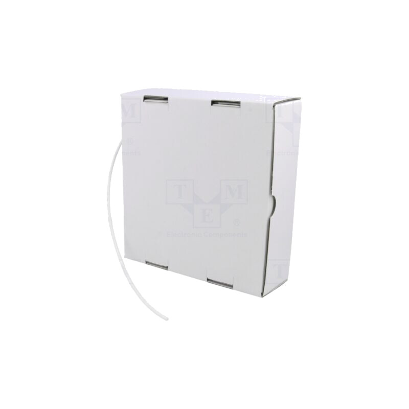 Manşon termocontractabil; fără adeziv; 2: 1; 1,6mm; albă
