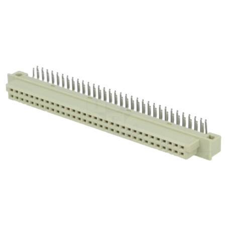 Conector: DIN 41612; mufă; tip B; mamă; PIN: 64; a+b; THT