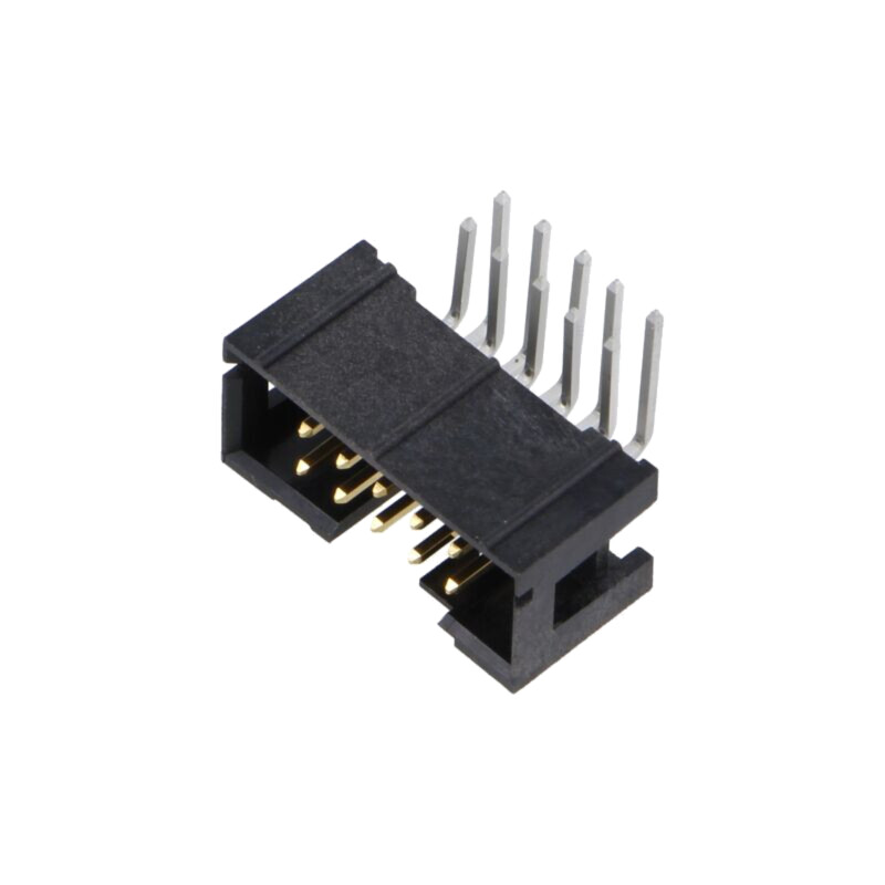 Conector: IDC; soclu; tată; PIN: 10; în unghi 90°; THT; aurit; 2,54mm