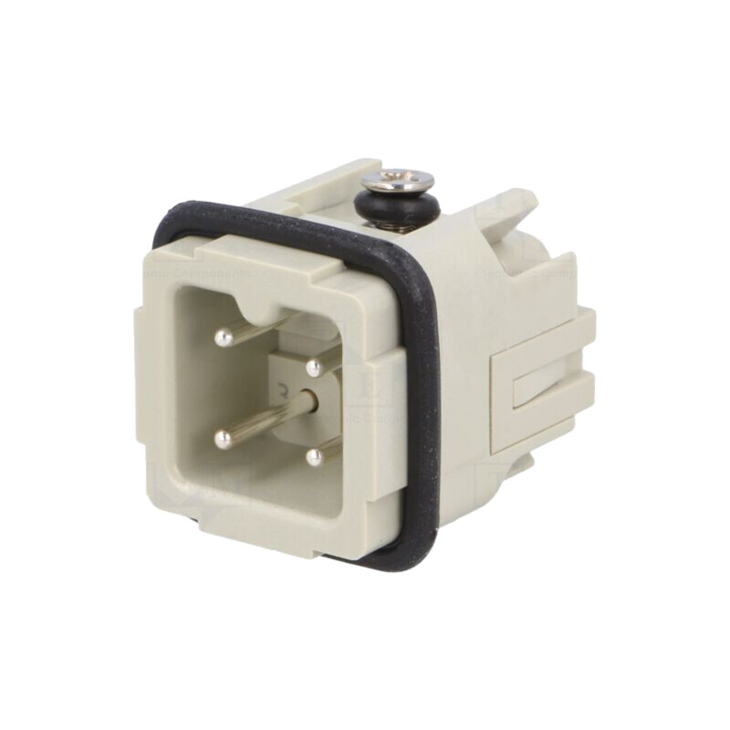 Conector: HDC; inserturi de contact; tată; DA; PIN: 4; 3+PE; 10A