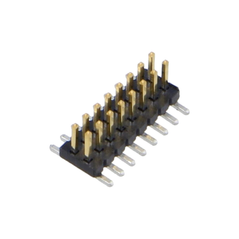 Conector: şiruri pini; tată; PIN: 16; 1,27mm; gold flash; SMT; soclu Conector: şiruri pini; tată; PIN: 16; 1,27mm; gold flash; SMT; soclu