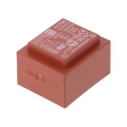 Transformator: încapsulat; 1VA; 230VAC; 9V; 9V; 56mA; 56mA; PCB