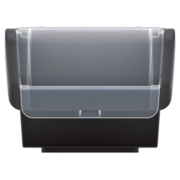 Container: Cuvă; neagră; cu blocare cu clichet; 230x160x120mm