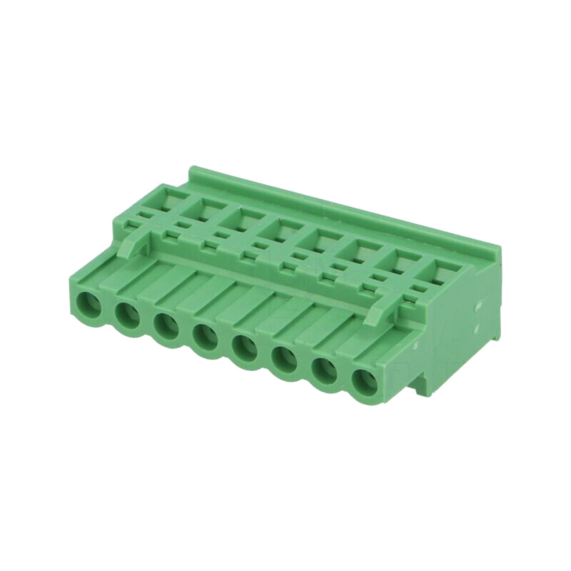 Regletă de conexiuni deconectabilă; 5mm; piste: 8; în unghi; mufă