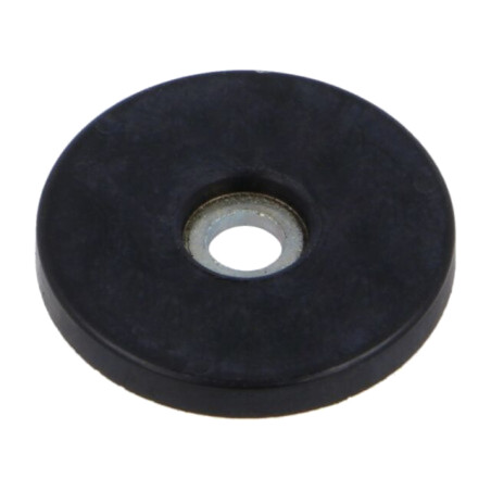 Şaibă; Diam.bază: 25mm; oţel zincat; H: 3mm; Acoperire: gumă