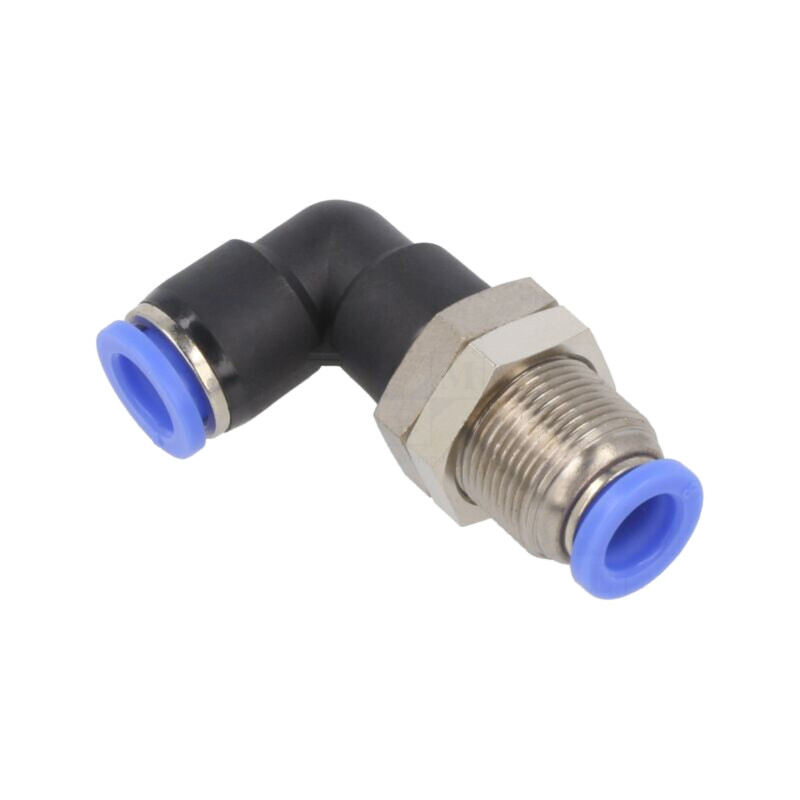 Racord push-in; compartimentare,în unghi de 90°; -0,95÷15bar
