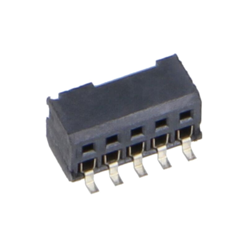 Conector: şiruri pini; mamă; PIN: 10; 1,27mm; aurit; SMT; soclu