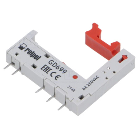 Stativ; 6A; PCB; 33x6x37,21mm; RM699BV,RSR30