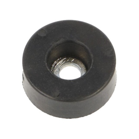 Şaibă; Diam.bază: 19mm; oţel zincat; H: 7mm; Acoperire: gumă
