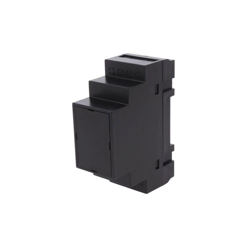 Carcasă: pentru şină DIN; Y: 90mm; X: 35mm; Z: 65mm; ABS; neagră