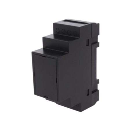Carcasă: pentru şină DIN; Y: 90mm; X: 35mm; Z: 65mm; ABS; neagră