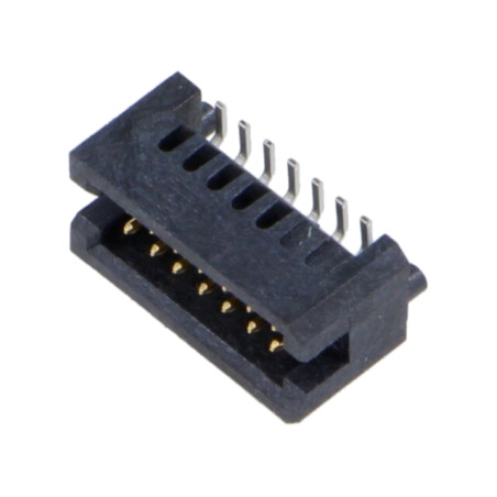 Conector: PCB-PCB; tată; PIN: 14; 1,27mm; TFM; aurit; SMT; soclu; 3,7A