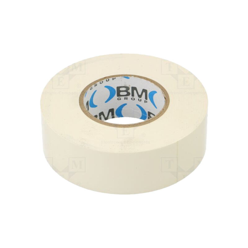 Bandă: electroizolantă; W: 25mm; L: 25m; Thk: 0,15mm; albă; folie PVC