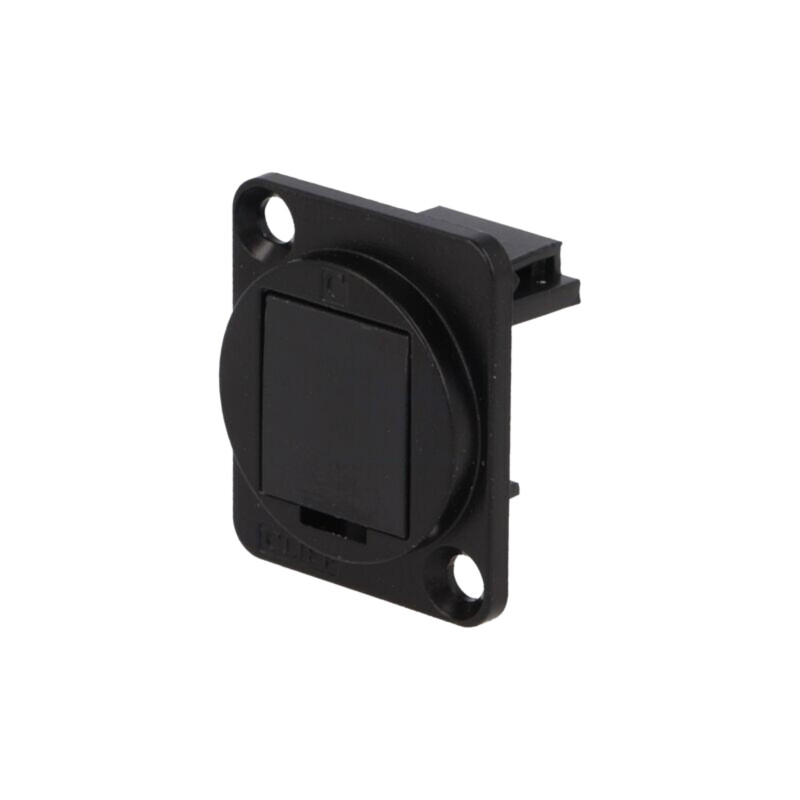 Capac de protecţie; neagră; metal; standard XLR; 19x24mm; FT