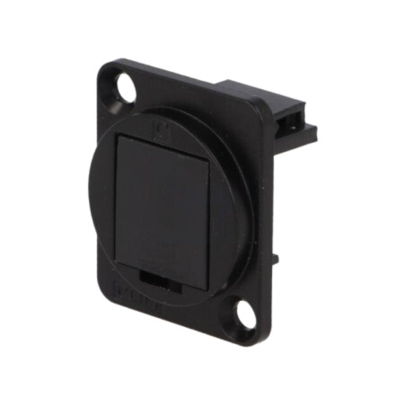 Capac de protecţie; neagră; metal; standard XLR; 19x24mm; FT