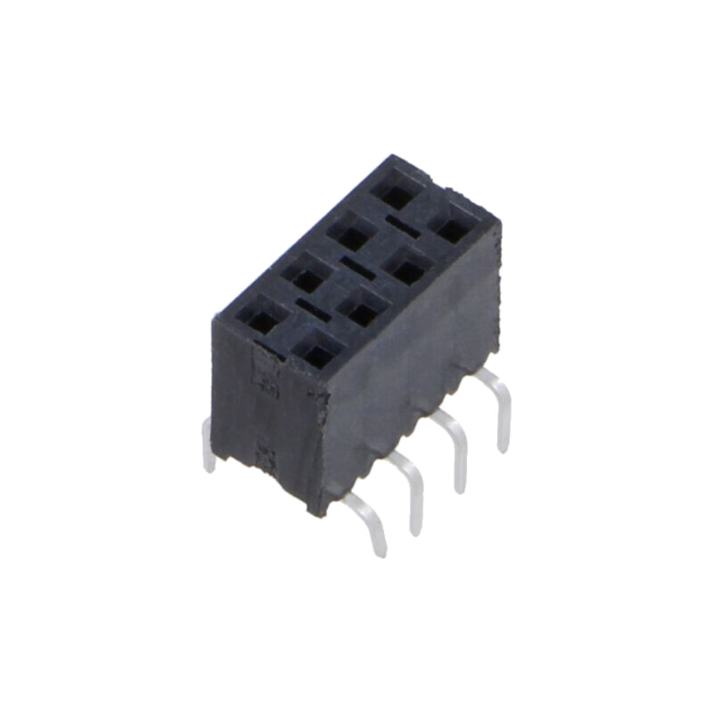 Conector: şiruri pini; soclu; tată; PIN: 8; de trecere; drept; THT Conector: şiruri pini; soclu; tată; PIN: 8; de trecere; drept; THT
