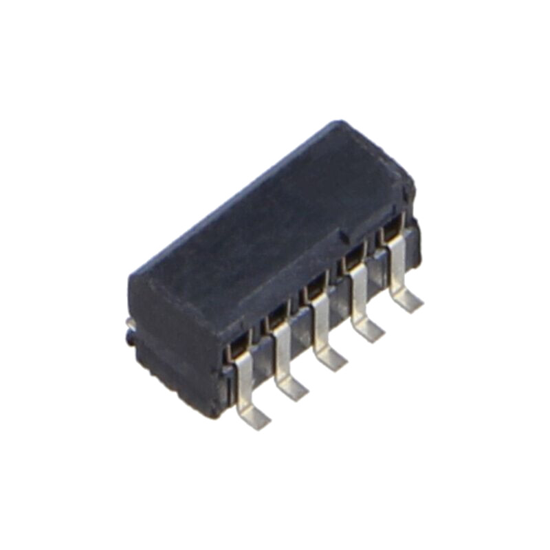 Conector: şiruri pini; mamă; PIN: 10; 1,27mm; gold flash; SMT; soclu Conector: şiruri pini; mamă; PIN: 10; 1,27mm; gold flash; SMT; soclu